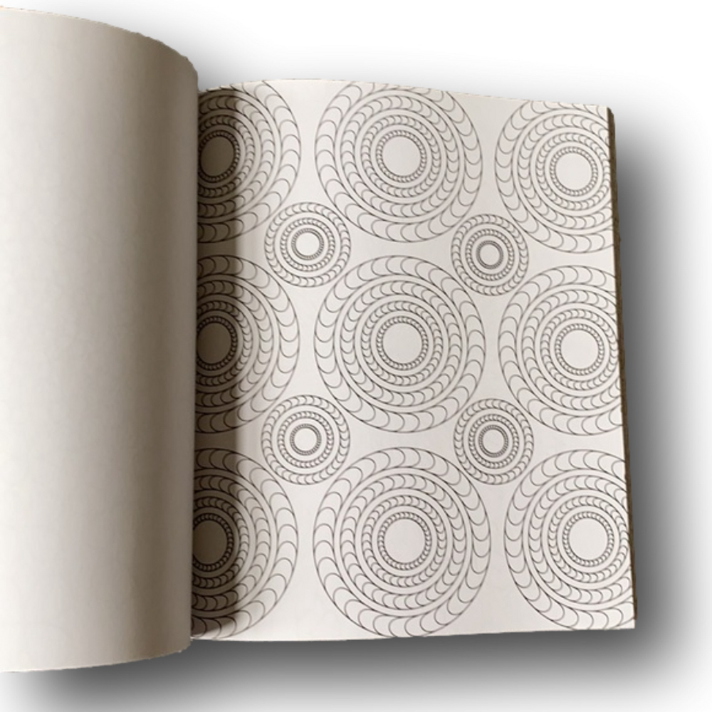 Stress Less Adult Coloring Book - Psychedelic Patterns - NWT - Picture 6 of 6